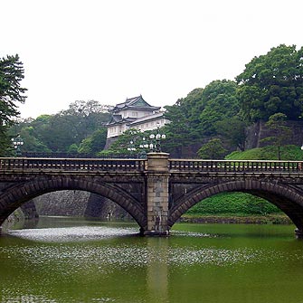 皇居外苑二重桥  东京旅游景点