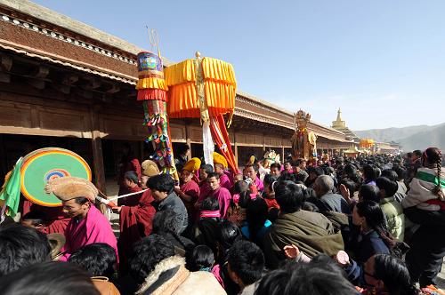 拉卜楞寺  甘南旅游景点